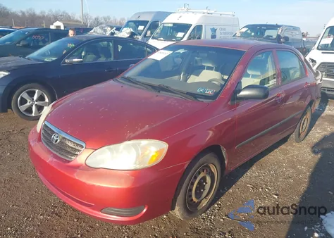 2006 Toyota Corolla Ce from USA, damaged, VIN 2T1BR32E56C710891